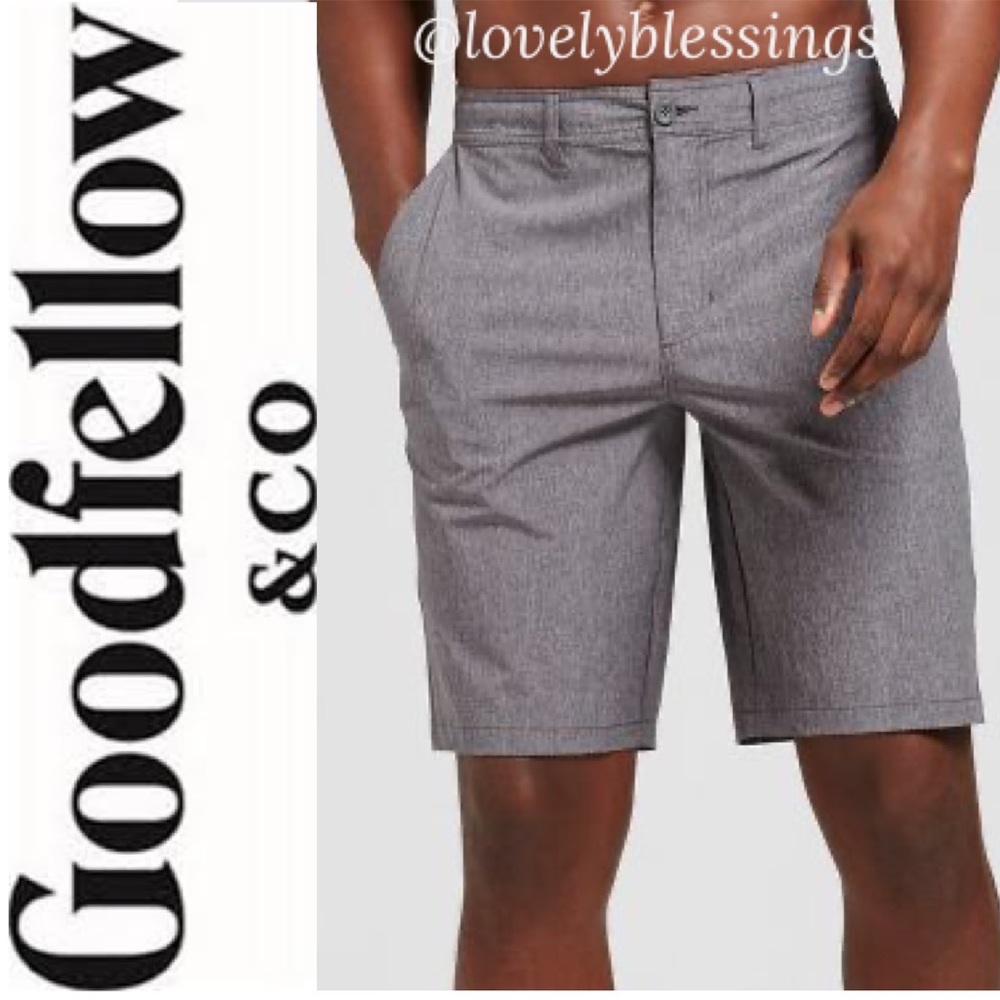 Hybrid Board Shorts Swim Trunks UPF 50+ Goodfellow & Co. Gray Size Large 38